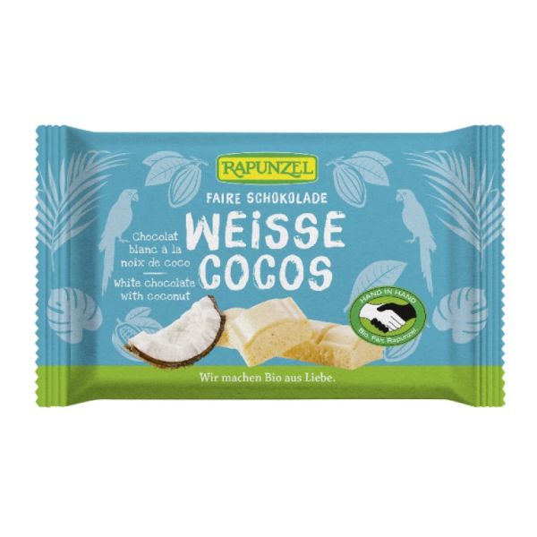 CIOCCOLATO BIANCO/COCCO RAPUNZ.100 G - RAPUNZEL