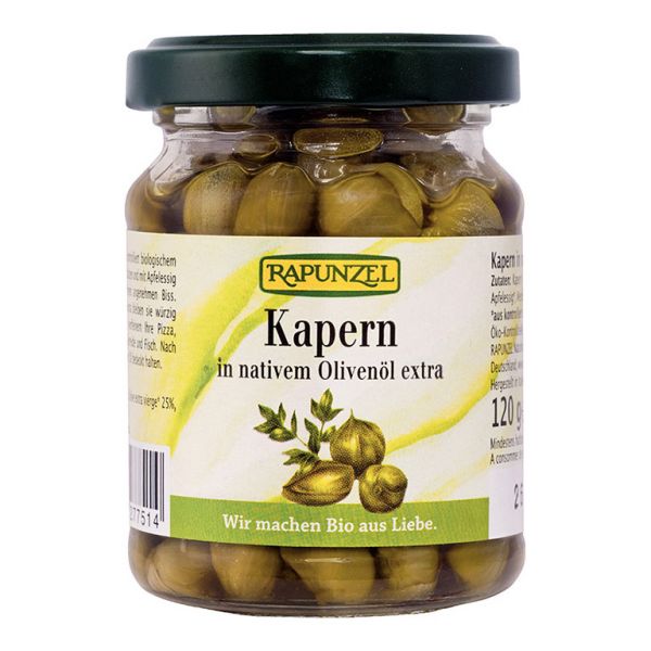 HUILE D'OLIVE RAPUNZEL CÂPRES 120 G - RAPUNZEL