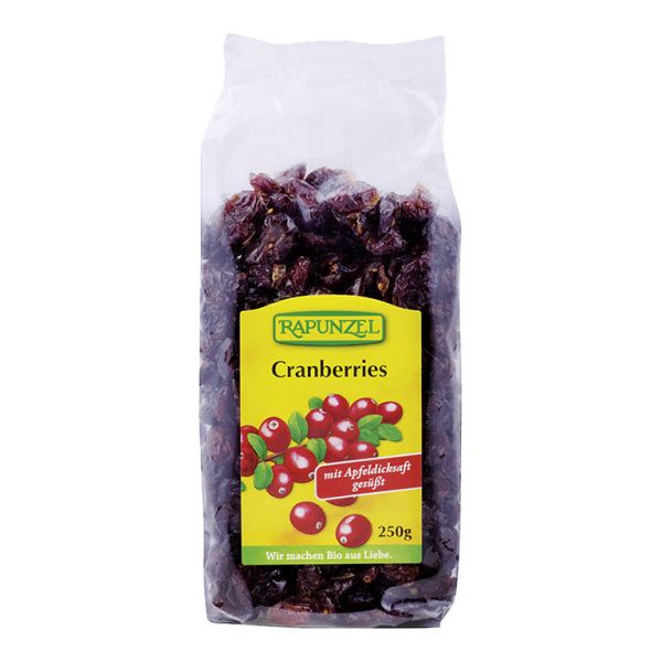 BOSBESSEN CRANBERRIES RAPUNZEL 250 G - RAPUNZEL