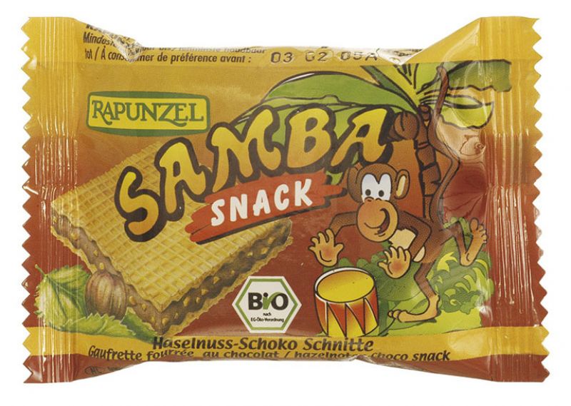 SCHOKO-HASELNUSS-WAFERS SAMBA RAPUNZEL - RAPUNZEL