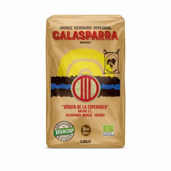 Arròs Integral envàs Plàstic 1Kg - CALASPARRA