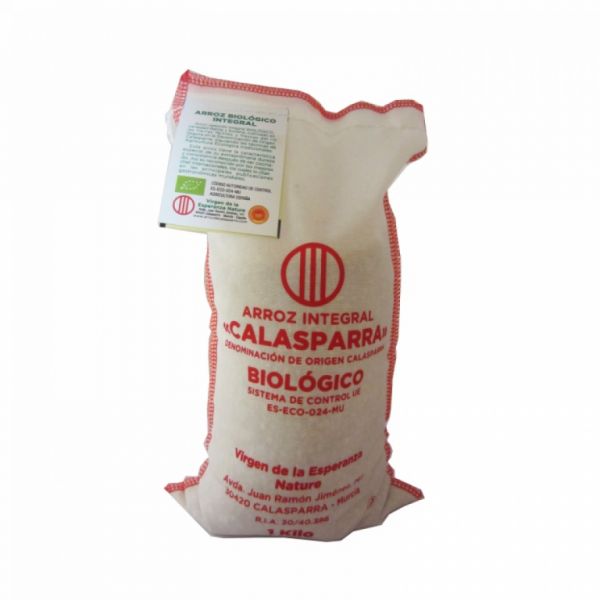 Arroz Integral Envase Plástico 1 Kg - CALASPARRA