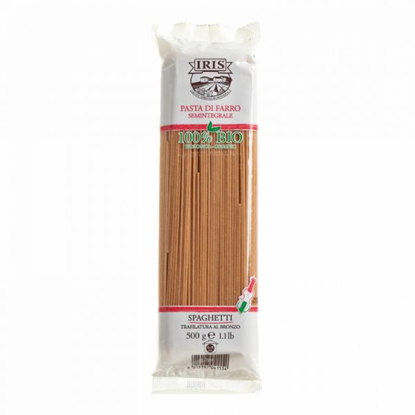 Spaghetti d'Épeautre Demi-Entier Iris 500 g