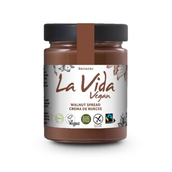 CREMA DI NOCI E CIOCCOLATO VEGAN LA VIDA VEGAN 270 G