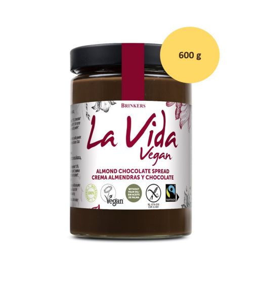 VIDA VEGAN CREMA DI MANDORLE AL CIOCCOLATO 600G