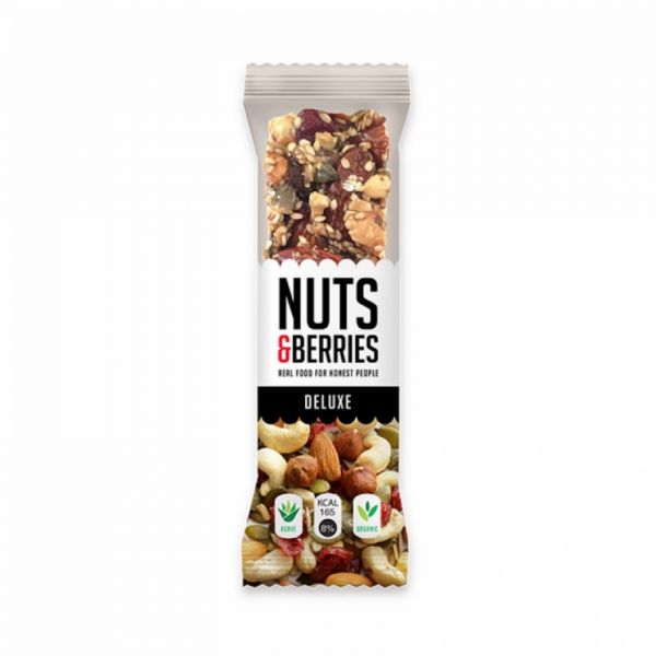 BAR DELUXE NUTS & BERRIES 40 G - NUTS&BERRIES