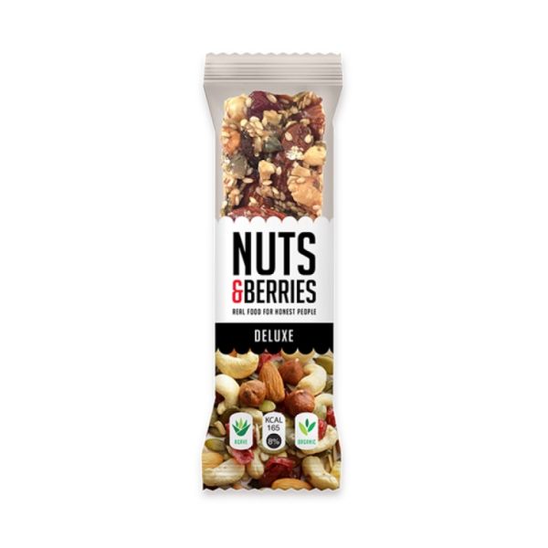 Barrita de Luxe Nuts and Berries 40 g Caja 15 Unidades