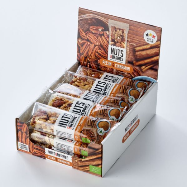 Cinnamon Walnut Bar 30 g Box 15 Units