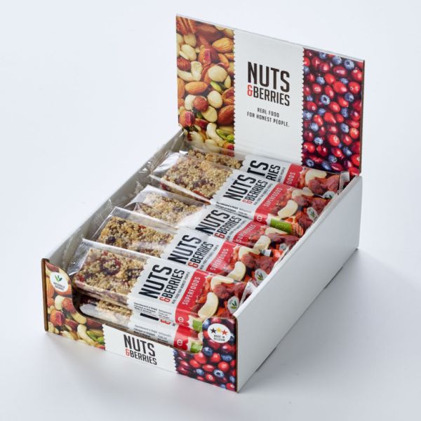 Barretes Nuts i Berries 40 g Caixa 15 Unitats