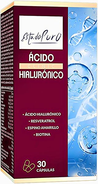 Ácido hialurónico Estado Puro 30 Cápsulas Vegetales Img 2