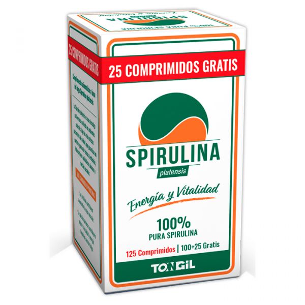 ESPIRULINA 100 + 25 COMPRIMIDOS - TONGIL