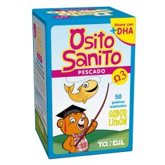 Comprar TONGIL Osito Sanito Omega 3 Peixe Sabor Limão 50 Unidades Por 16,20€