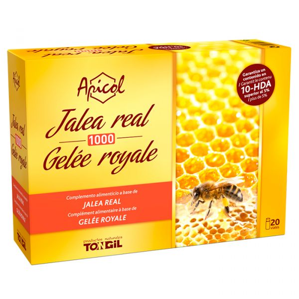 APICOL ROYAL JELLY 1000 20 injectieflacons X 10 ml