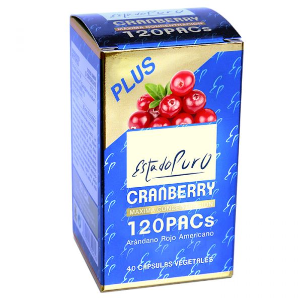 Estado Puro Cranberry 120 Pacs 40 VCaps - TONGIL