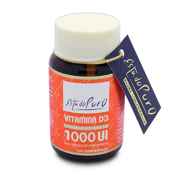 Vitamine D3 à l'état pur 1000 ui 100 Comp