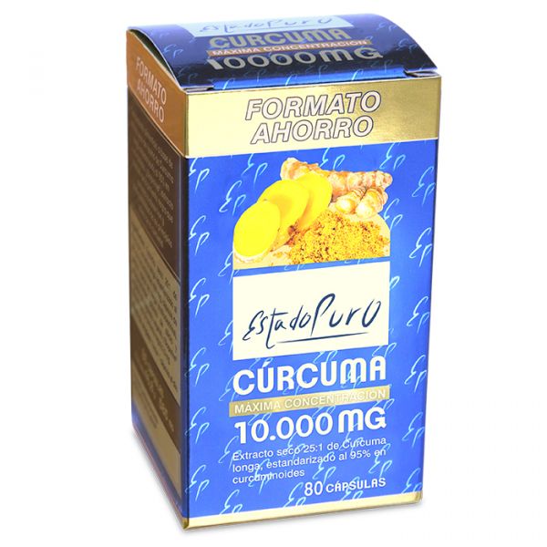 ESTADO PURO CURCUMA 80 Caps FORMATO AHORRO