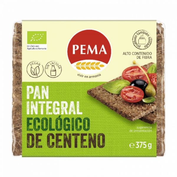 PAIN DE SEIGLE ENTIER PEMA 375 G - PEMA