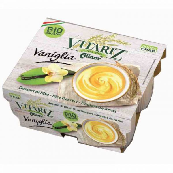 VITARIZ DESSERT DE RIZ VITARISÉ À LA VANILLE 4 X 100 G