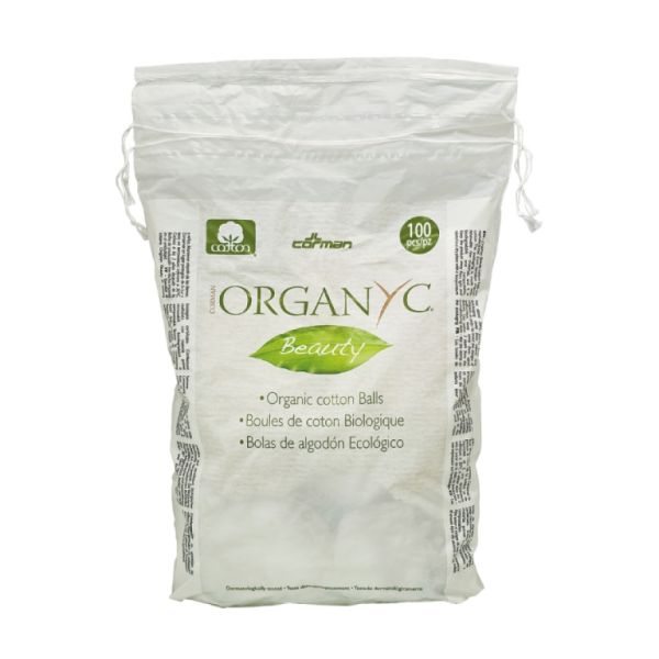 ORGANYC COTTON BALLS 100 U - ORGANYC