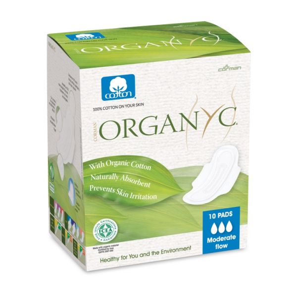 ORGANYC DAGVLEUGELS COMPRESSIES 10 U - ORGANYC