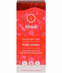 Comprar KHADI HENNA NATURAL 100% PURA VERMELL 100 gr Per 14,90€