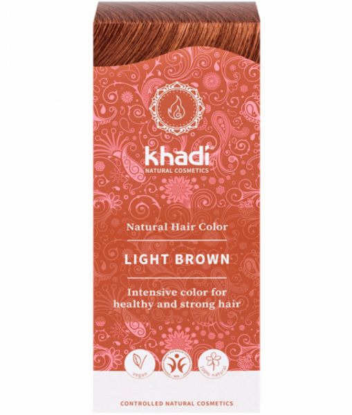 HERBAL COLOR LIGHT BROWN 100 gr - KHADI