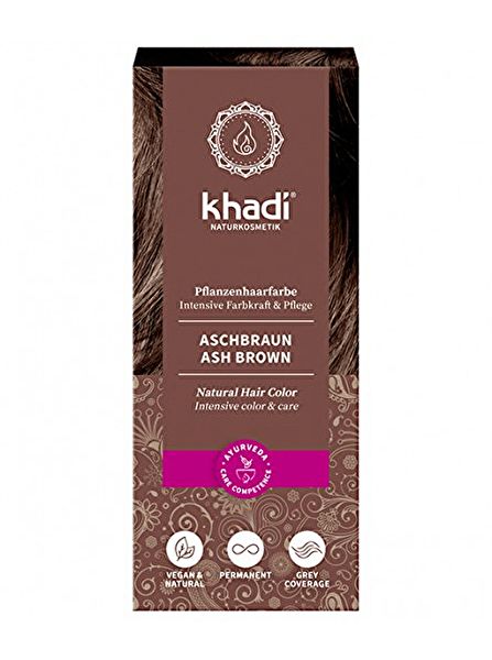 Herbal Color Ash Brown 100 gr - KHADI