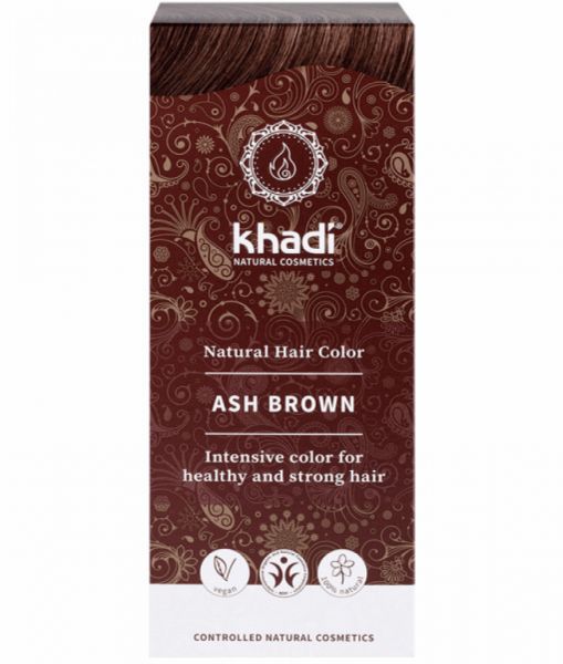 HERBAL COLOR BROWN ASH 100 gr - KHADI