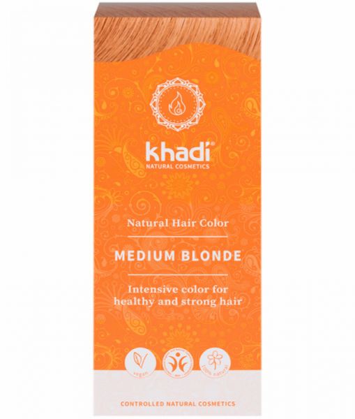 HERBAL COLOR BIONDO MEDIO 100 gr - KHADI