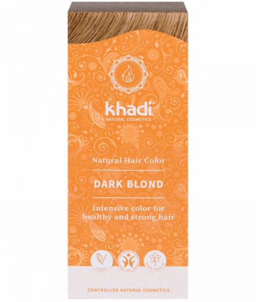 HERBAL COLOR DARK BLONDE / ASH 100 gr - KHADI