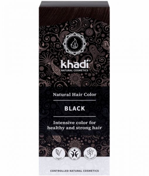 COLORE NERO ALLE ERBE 100 gr - KHADI