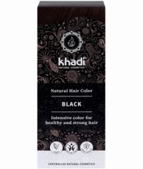 Comprare KHADI COLORE NERO ALLE ERBE 100 gr Di 14,90€