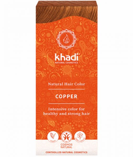 HERBAL COLOR BRIGHT COPPER 100 gr - KHADI