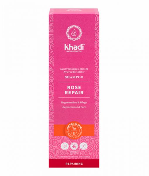 SHAMPOOING ROSE RÉPARATEUR 200 ml - KHADI