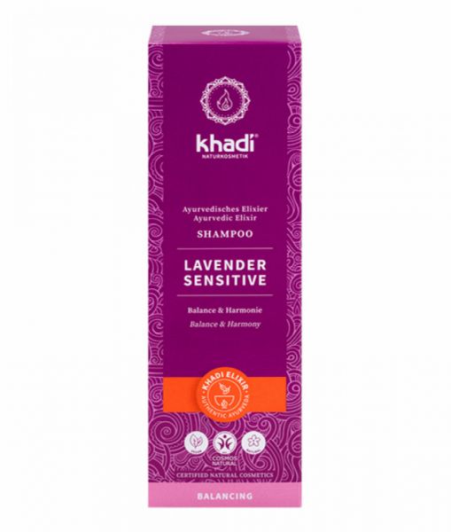 SHAMPOO SENSIBILE ALLA LAVANDA 200 ml - KHADI