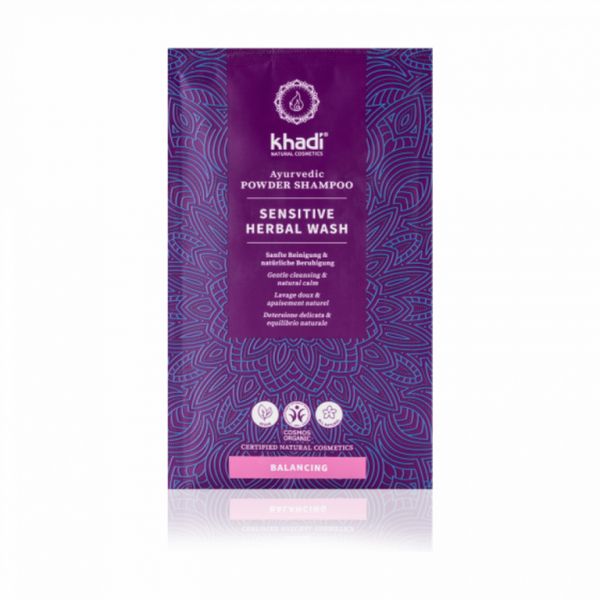 SHAMPOING POUDRE CHEVEUX SENSIBLES 50 gr - KHADI