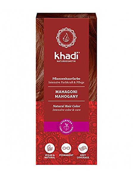 Herbal Color Mahogany Caoba 100 g - KHADI