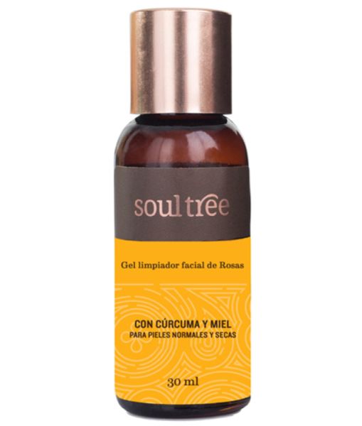 GEL DETERGENTE VISO ALLE ROSE CON CURCUMA 30 ml