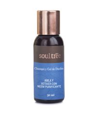 Buy SOULTREE SHAMPOO AND GEL AMLA, VETIVERT & NEEM 30 ml By 1,85€