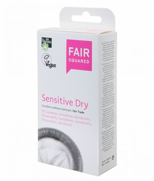 Sensitive Dry Condoms 10 Units - FAIR SQUAR