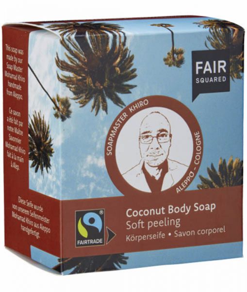 Gentle Exfoliating Coconut Body Soap 2 Units of 80 g