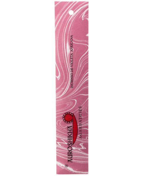 African Violet Incense 15 Sticks - AUROSHIKHA