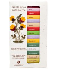 Buy AUROSHIKHA Incense case Mini-Incenses 15 different Fragrances (2-3 Sticks each) By 8,50€