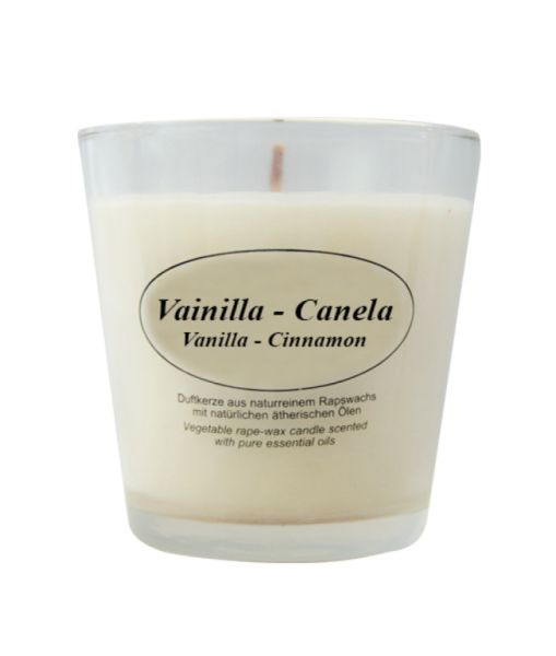 AC ESSENTIAL SCENTED VEGETABLE CANDLE VANILLA AND CINNAMON