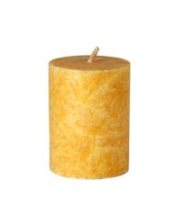 Buy KERZERMAN SMALL YELLOW PILLAR CANDLE By 3,60€