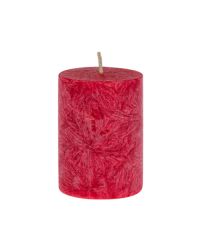 Buy KERZERMAN SMALL RED PILLAR CANDLE By 3,60€