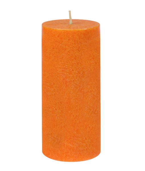 ORANGE PELARE CYLINDRISKT LJUS - KERZERMAN