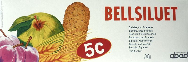 Bellsiluet 5 Graankoekjes 300 gr - ABAD