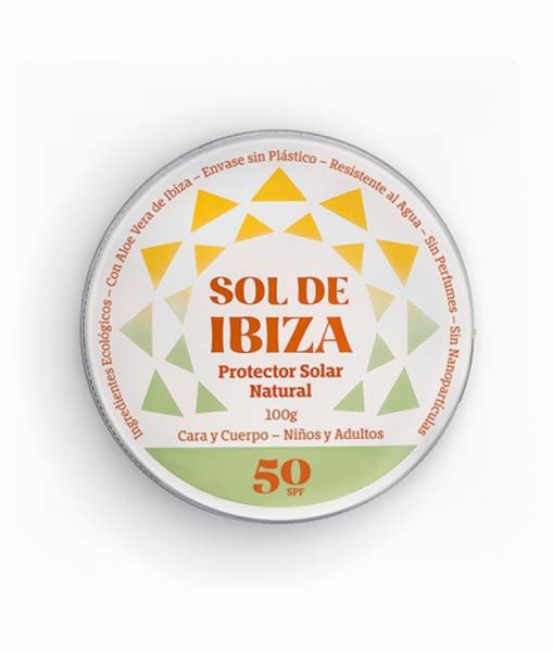 CREMA SOLAR SPF50 SOL DE IBIZA BIO TARRO DE 100 ml