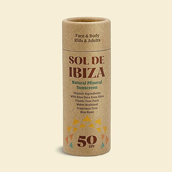 Stick Solaire SPF50 BIO Barre de 40 g Sans Plastique